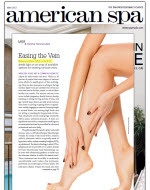 Easing the Vein American Spa May 2012 Cover