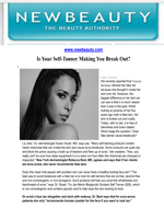 Is Your Self-Tanner Making You Break Out? April 2013 Cover