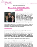 Meet the Baxt Family of Doctors January 2013 Cover