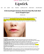 How Do I Heal My Code-Red-Level Chapped Lips? February 2015 Cover