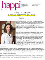 Dr. Baxt: Happi.com - April 2015 Cover