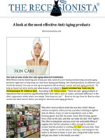 A look at the most effective Anti-Aging Products February 2015 Cover
