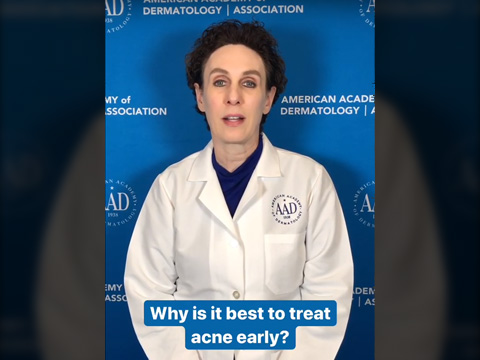 Dr. Rebecca Baxt Discusses Treating Acne Early