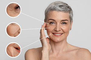 Anti Aging Skin Rejuvenation - Example Close Up