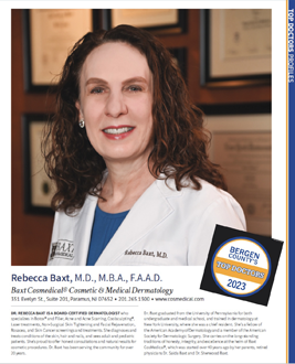 Dr. Rebecca Baxt receives 2023 New Jersey “Top Doctor” award