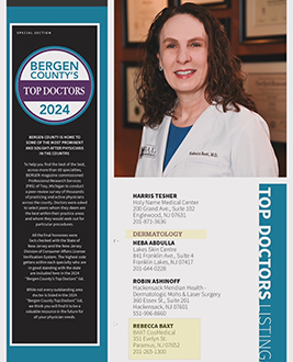Dr. Rebecca Baxt  receives Bergen’s Top Doctors 2024 award